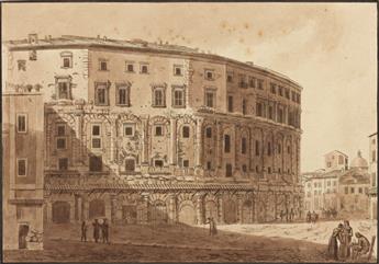 VICTOR-JEAN NICOLLE (Paris 1754-1826 Paris) Three views of Rome.